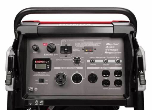 Honda Eb10000 power generator control panel
