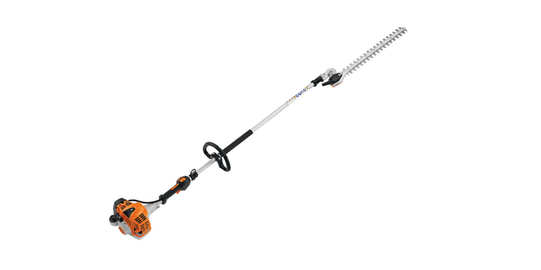 stihl cordless long reach hedge trimmer