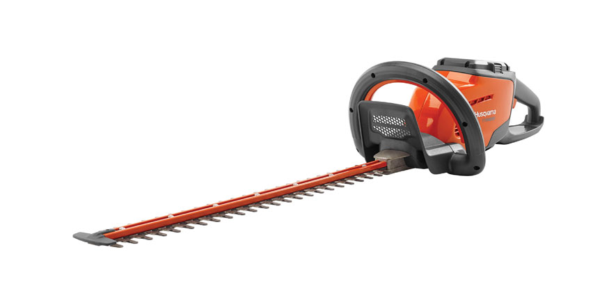 husqvarna long reach hedge trimmer battery