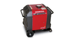 Honda EU3000i generator with wheel kit