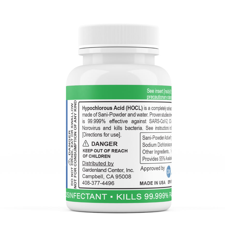 Go Clean Hocl Non Toxic Sanitizer 24 Tablets Gardenland Power Equipment