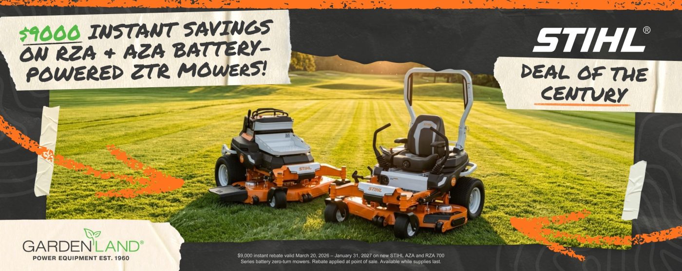 stihl anniversary sale ztr promotion instant savings