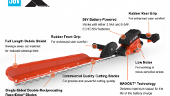Alternative view of ECHO DHCS-2800 28" Battery Single-Sided Hedge Trimmer